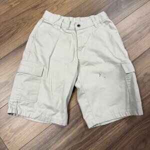 Vintage Hurley International Cargo Shorts Mens 28 Beige Combat Baggy Skate USA